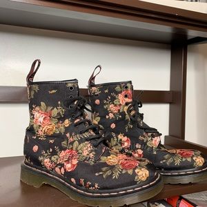 Floral Dr. Martens Boots
